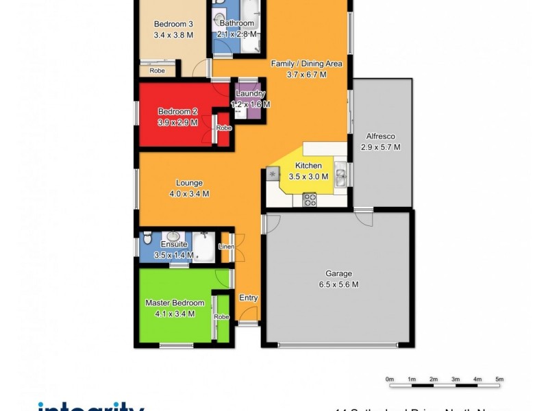 14 Sutherland Drive, North Nowra NSW 2541 Floorplan