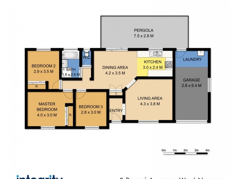 8 Beyeri Avenue, West Nowra NSW 2541 Floorplan