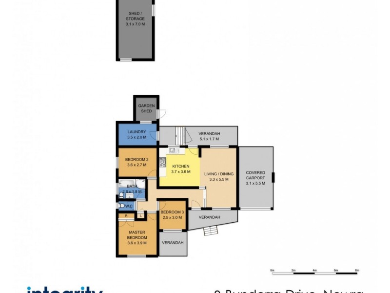 9 Bunderra Drive, Nowra NSW 2541 Floorplan