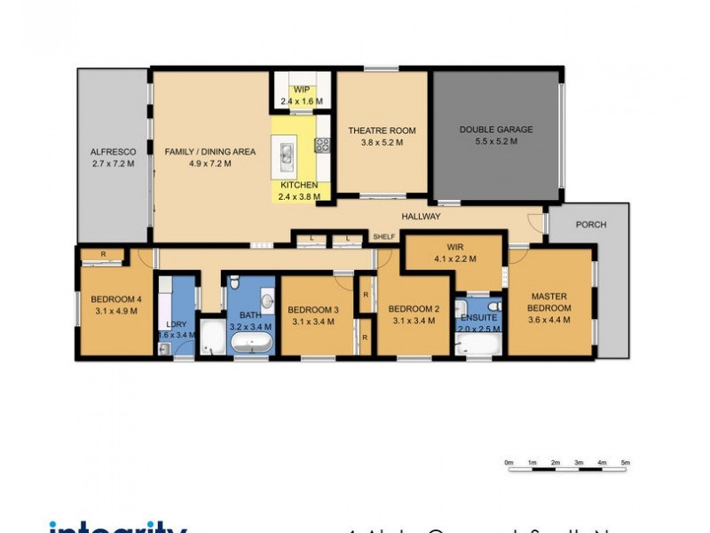 4 Alata Crescent, South Nowra NSW 2541 Floorplan
