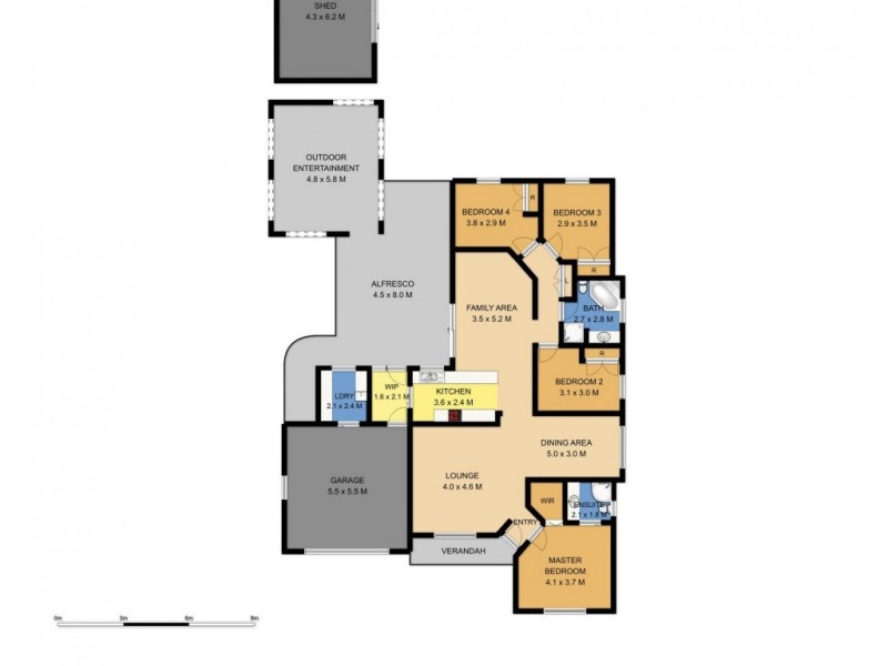 54 Jasmine Drive, Bomaderry NSW 2541 Floorplan