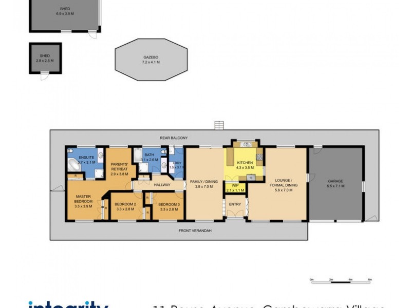 11 Rouse Avenue, Cambewarra NSW 2540 Floorplan