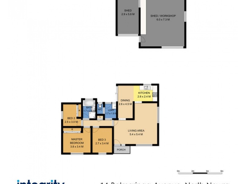 14 Balmaringa Avenue, North Nowra NSW 2541 Floorplan