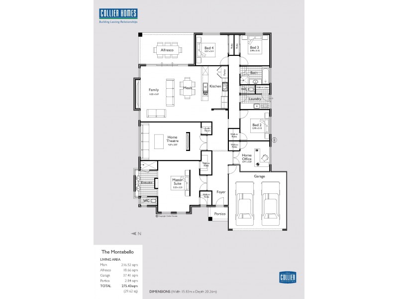 22 Arrowwood Loop, Secret Harbour WA 6173 Floorplan