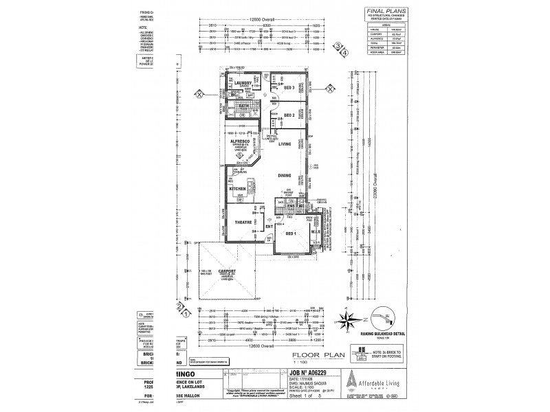 28 Murrin Loop, Lakelands WA 6180 Floorplan