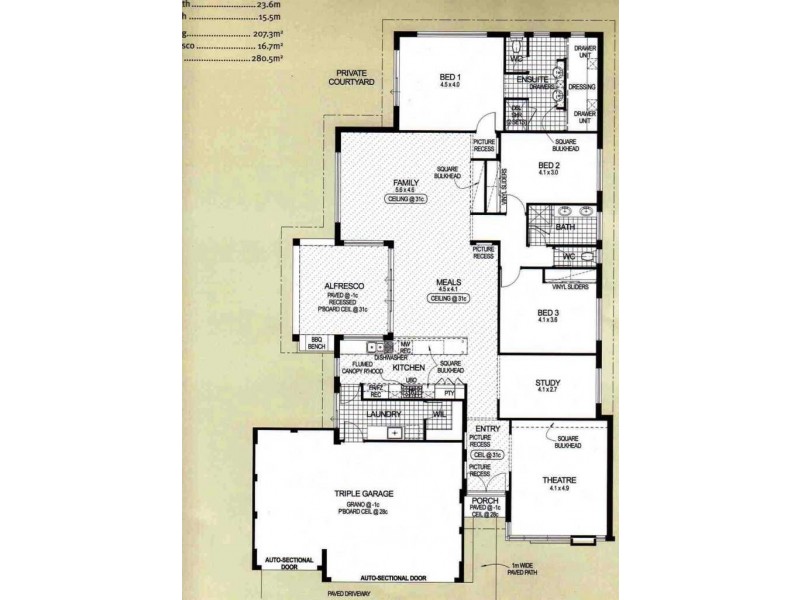 22 Jasper Way, Lakelands WA 6180 Floorplan