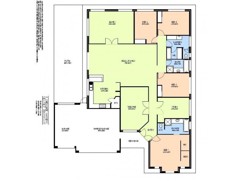 8 Cherokee Gardens, Secret Harbour WA 6173 Floorplan