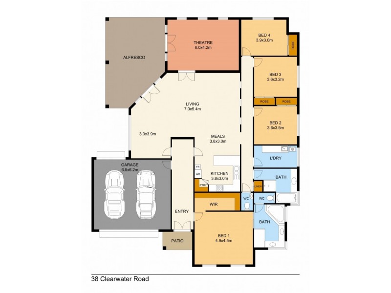38 Clearwater Way, Singleton WA 6175 Floorplan