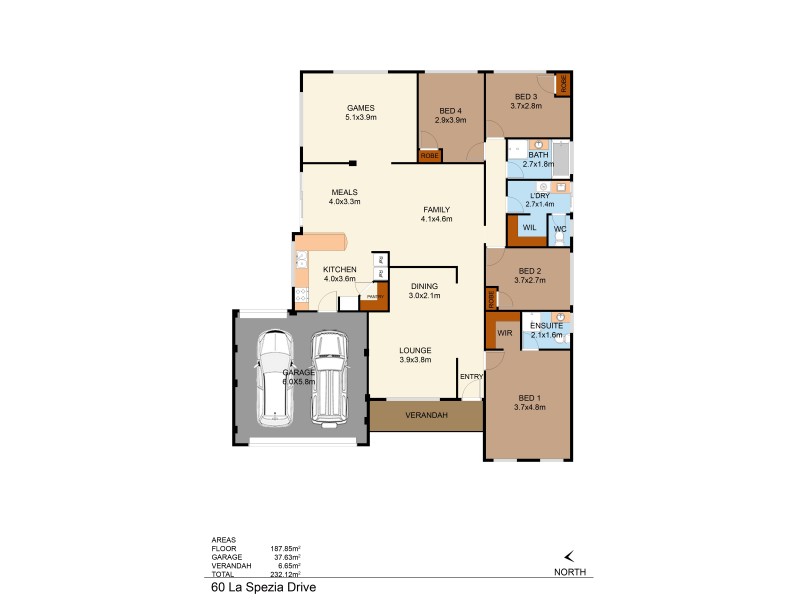 60 La Spezia Drive, Secret Harbour WA 6173 Floorplan