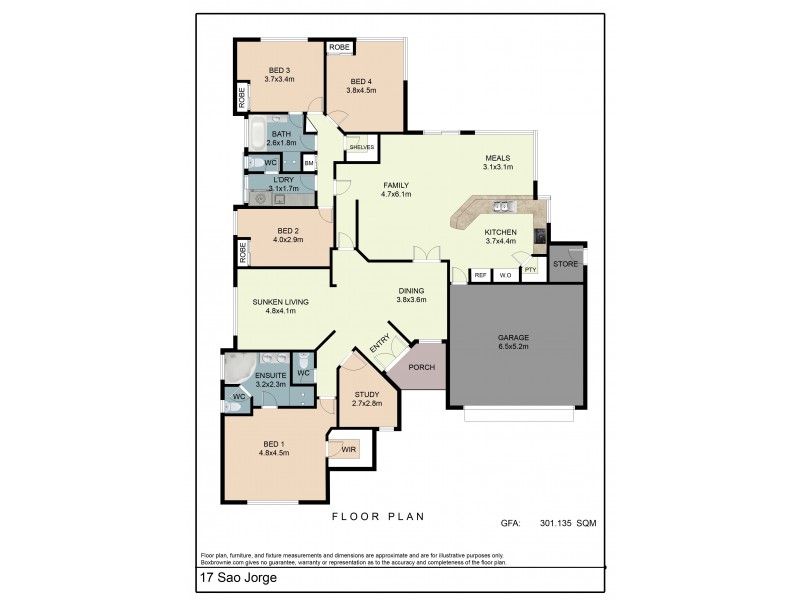 17 Sao Jorge Green, Secret Harbour WA 6173 Floorplan
