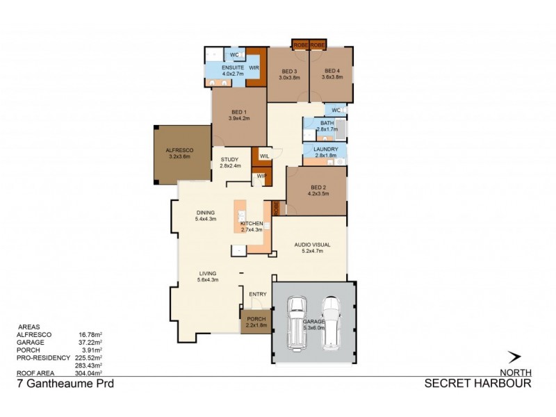 7 Gantheaume Parade, Secret Harbour WA 6173 Floorplan