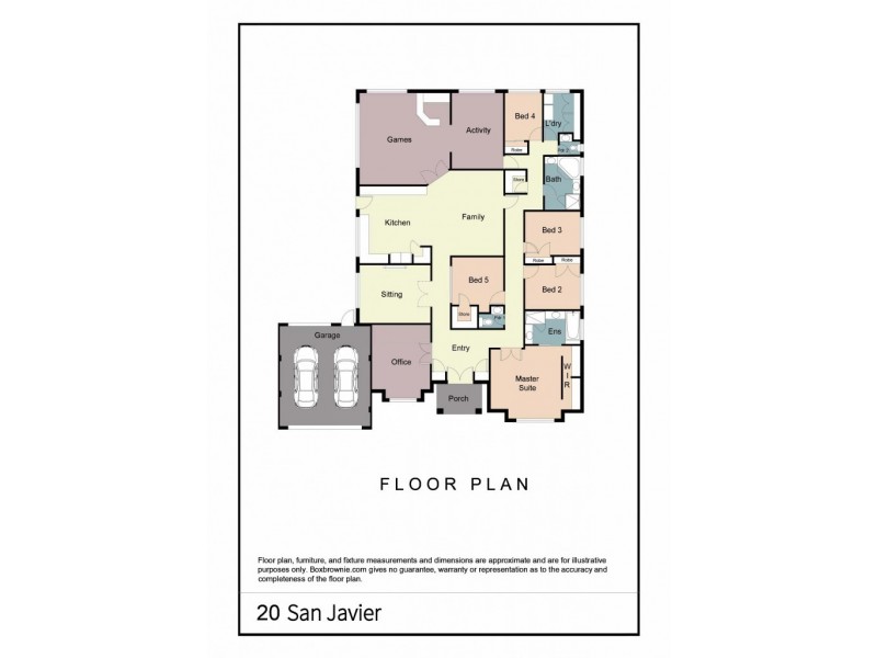 20 San Javier Circle, Secret Harbour WA 6173 Floorplan