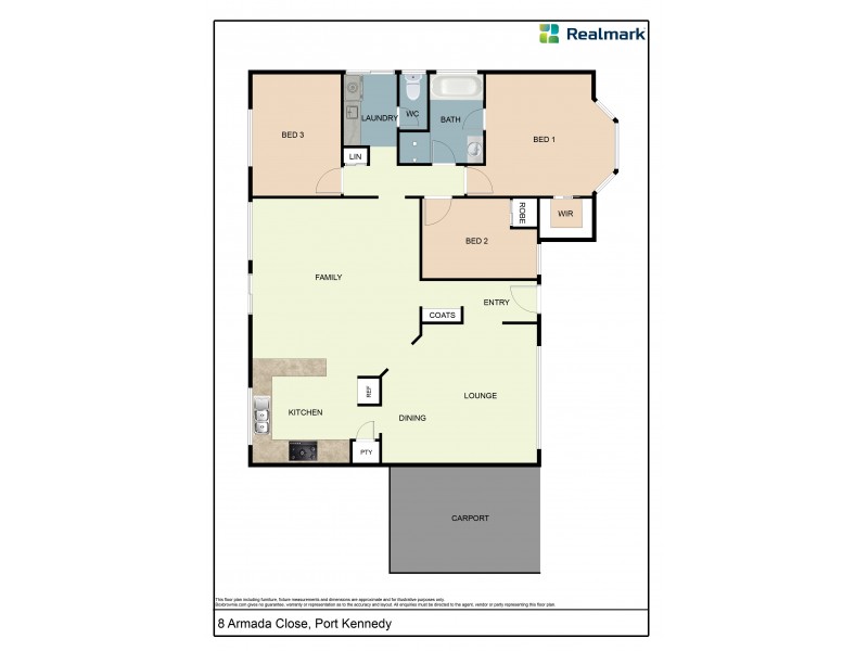 8 Armada Close, Port Kennedy WA 6172 Floorplan