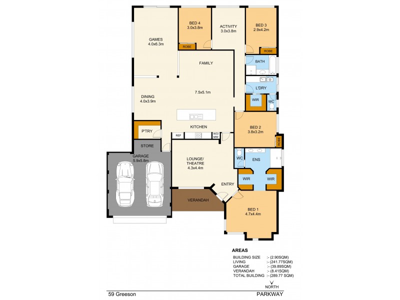 59 Greeson Parkway, Secret Harbour WA 6173 Floorplan