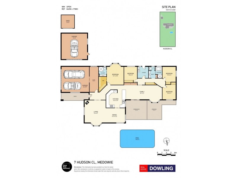 7 Hudson Close, Medowie NSW 2318 Floorplan