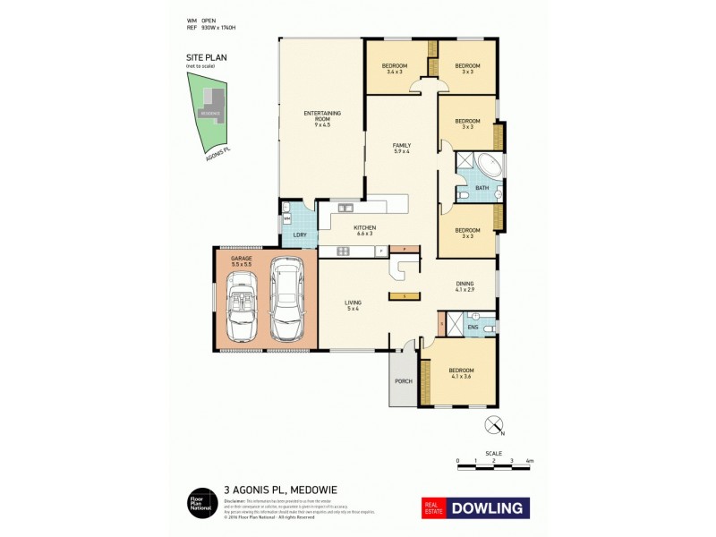 3 Agonis Place, Medowie NSW 2318 Floorplan