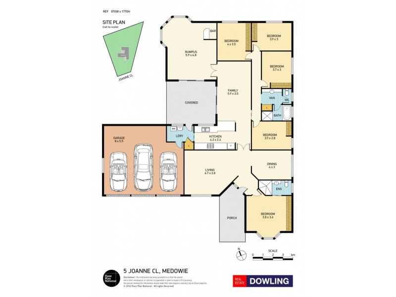 5 Joanne Close, Medowie NSW 2318 Floorplan