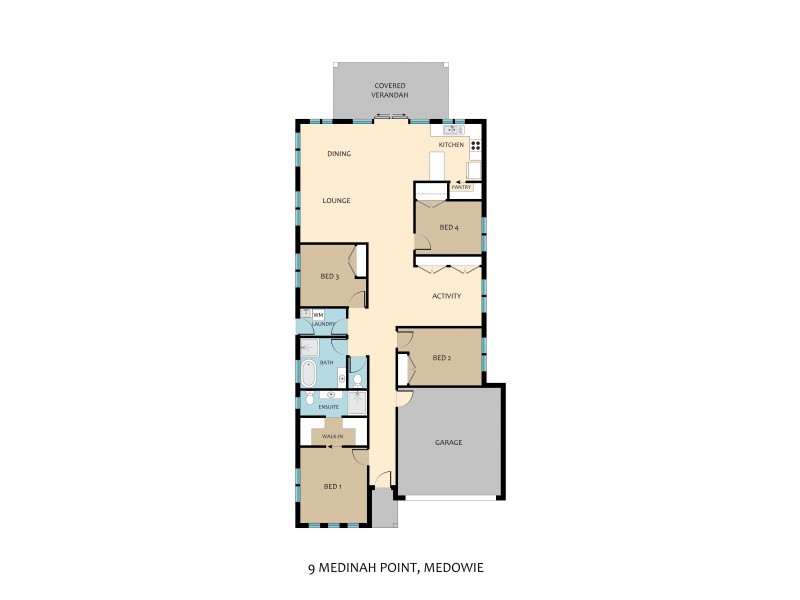 9 Medinah Point, Medowie NSW 2318 Floorplan