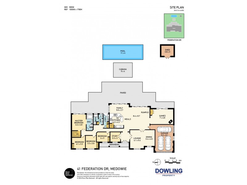 41 FEDERATION DRIVE, Medowie NSW 2318 Floorplan