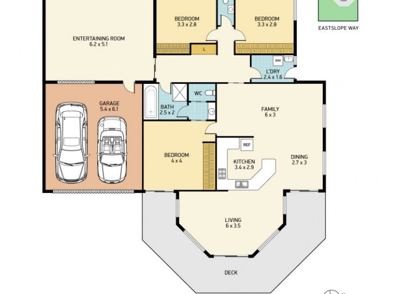 53 Eastslope Way, North Arm Cove NSW 2324 Floorplan
