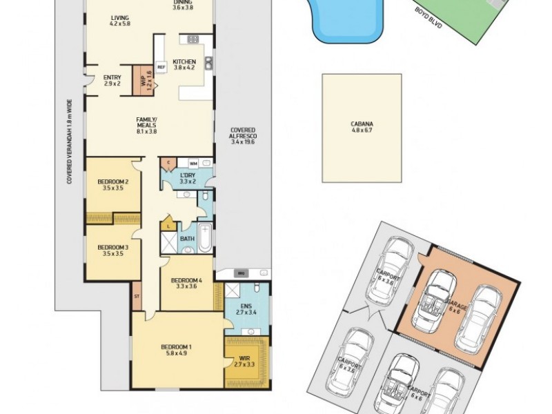 15 Boyd Bvd, Medowie NSW 2318 Floorplan