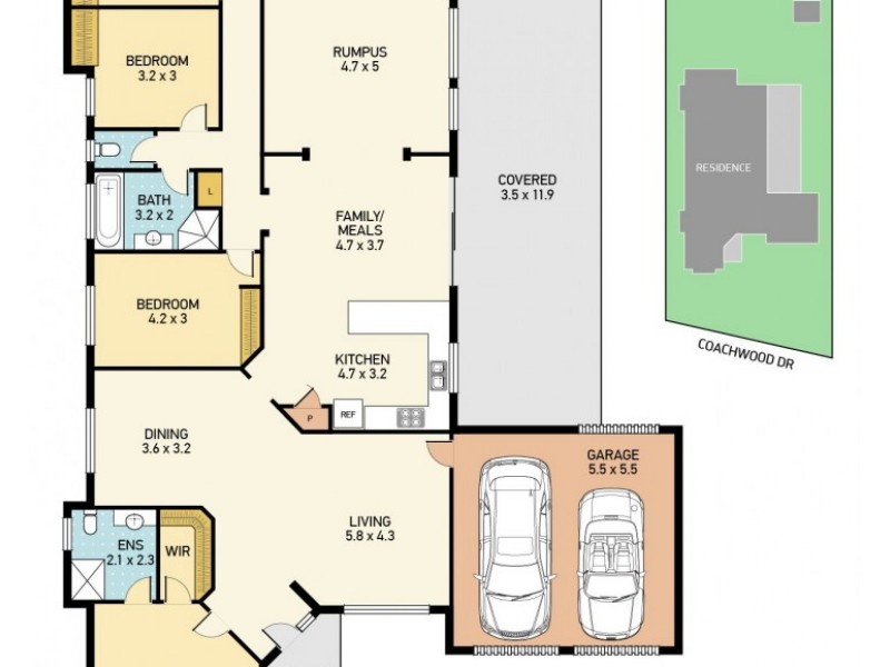 81 Coachwood Drive, Medowie NSW 2318 Floorplan