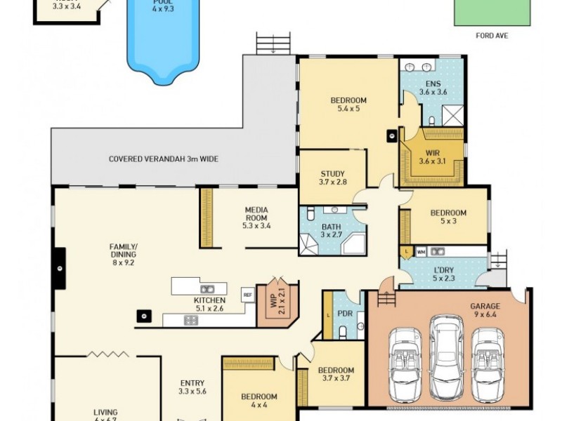 28 Ford Avenue, Medowie NSW 2318 Floorplan