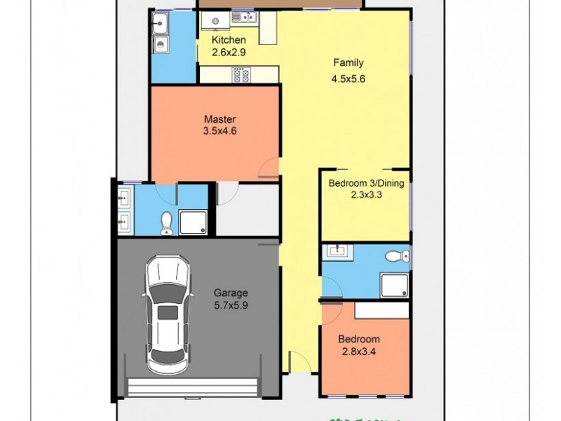 100/1117 Nelson Bay Road, Fern Bay NSW 2295 Floorplan