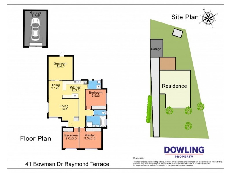 41 Bowman Drive, Raymond Terrace NSW 2324 Floorplan