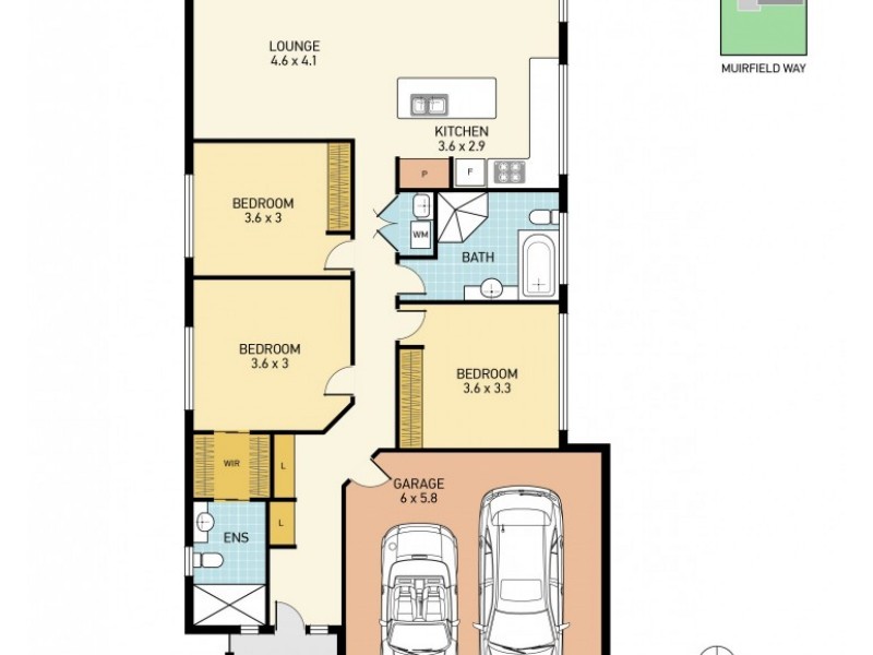 3 Muirfield Way, Medowie NSW 2318 Floorplan