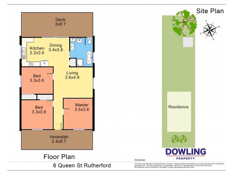6 QUEEN STREET, Rutherford NSW 2320 Floorplan