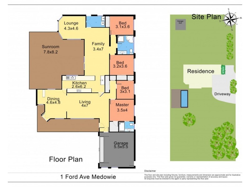 1 FORD AVENUE, Medowie NSW 2318 Floorplan
