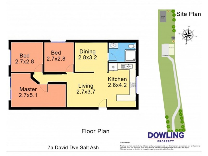 7a DAVID DRIVE, Salt Ash NSW 2318 Floorplan