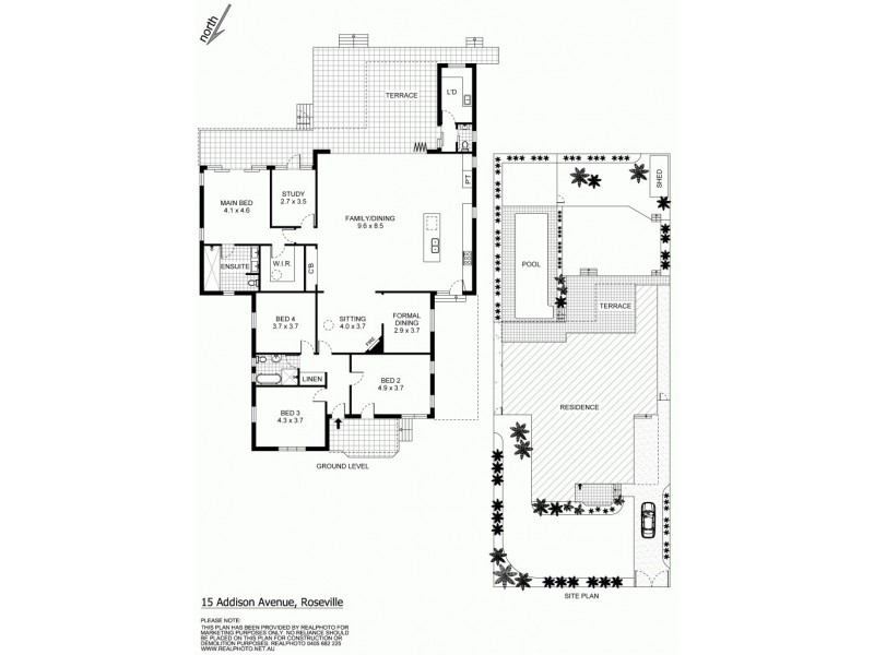 15 Addison Avenue, Roseville NSW 2069 Floorplan