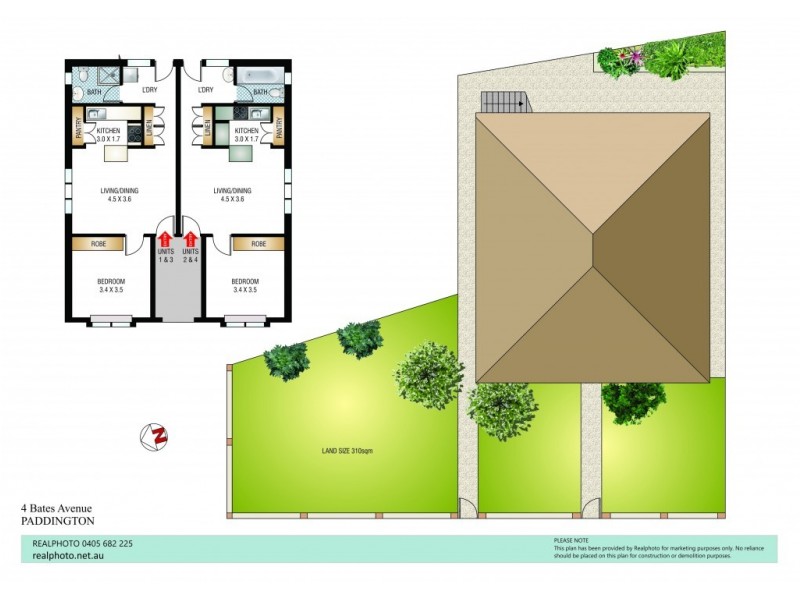 4 Bates Avenue, Paddington NSW 2021 Floorplan