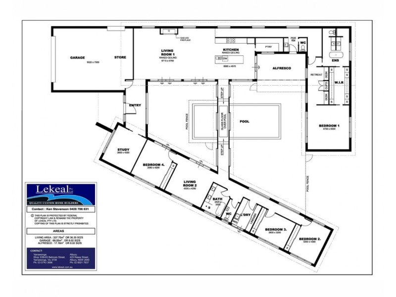 43 Arlington Park Avenue, Wangaratta VIC 3677 Floorplan