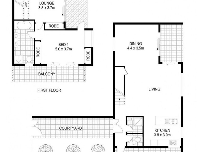 23/23 Ocean Drive, North Coogee WA 6163 Floorplan
