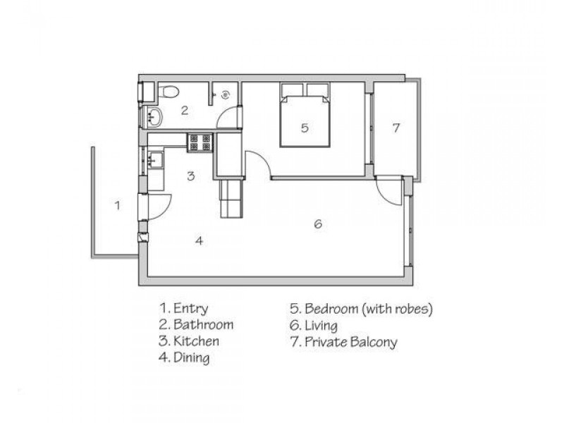 11/290 Stirling Street, Perth WA 6000 Floorplan