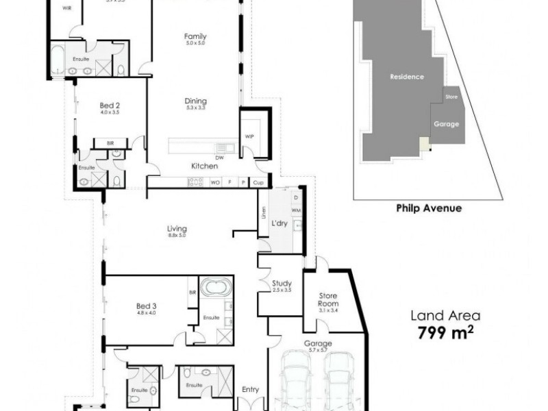 3 Philp Avenue, Como WA 6152 Floorplan