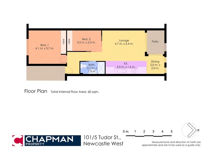 101/5 Tudor Street, Newcastle West NSW 2302 Floorplan