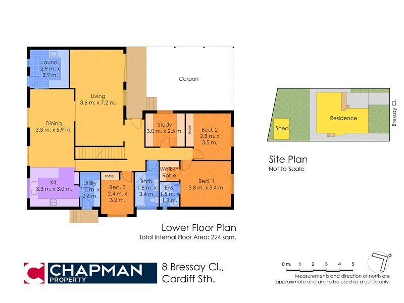8 Bressay Close, Cardiff South NSW 2285 Floorplan