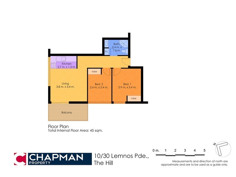 10/30 Lemnos Parade, The Hill NSW 2300 Floorplan