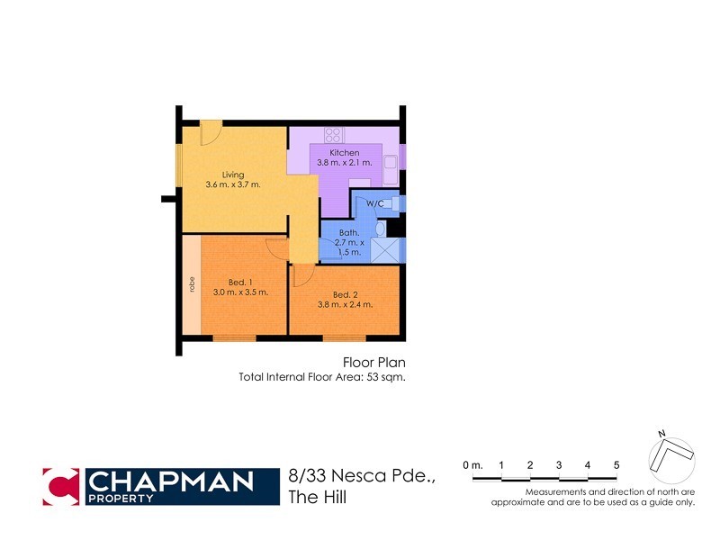 8/33 Nesca Parade, The Hill NSW 2300 Floorplan