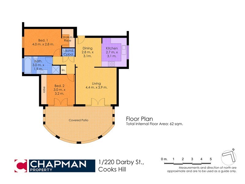 1/220 Darby Street, Cooks Hill NSW 2300 Floorplan