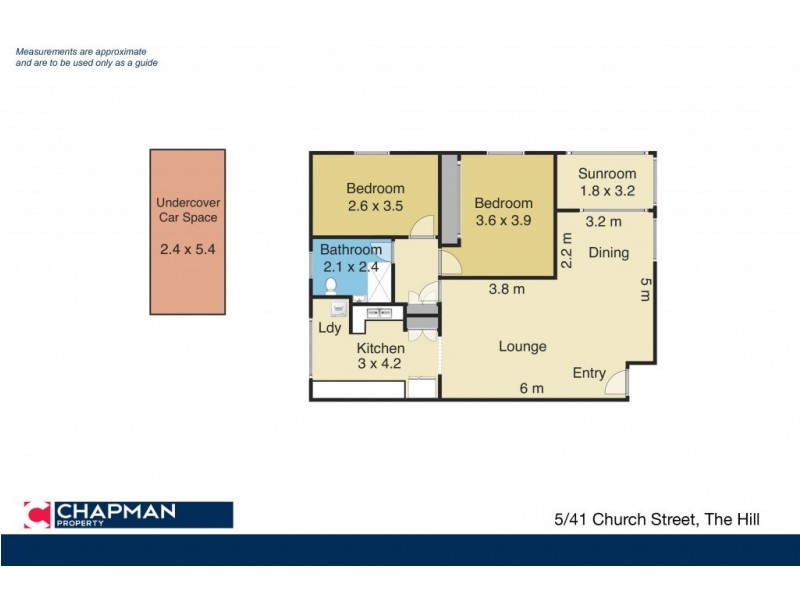5/41 Church Street, The Hill NSW 2300 Floorplan