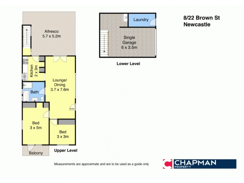 8/22 Brown Street, The Hill NSW 2300 Floorplan