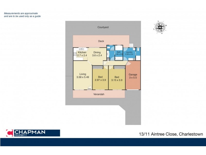 13/11 Aintree Close, Charlestown NSW 2290 Floorplan