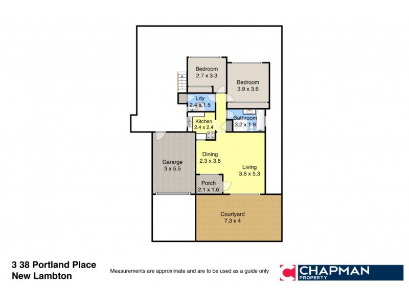 3/38 Portland Place, New Lambton NSW 2305 Floorplan