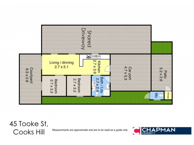 45 Tooke Street, Cooks Hill NSW 2300 Floorplan