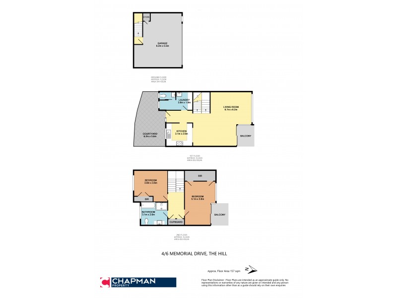 4/6 Memorial Drive, The Hill NSW 2300 Floorplan